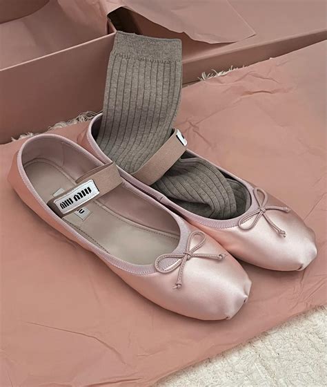 miu miu ballet shoes dupe|mini miu ballet flats.